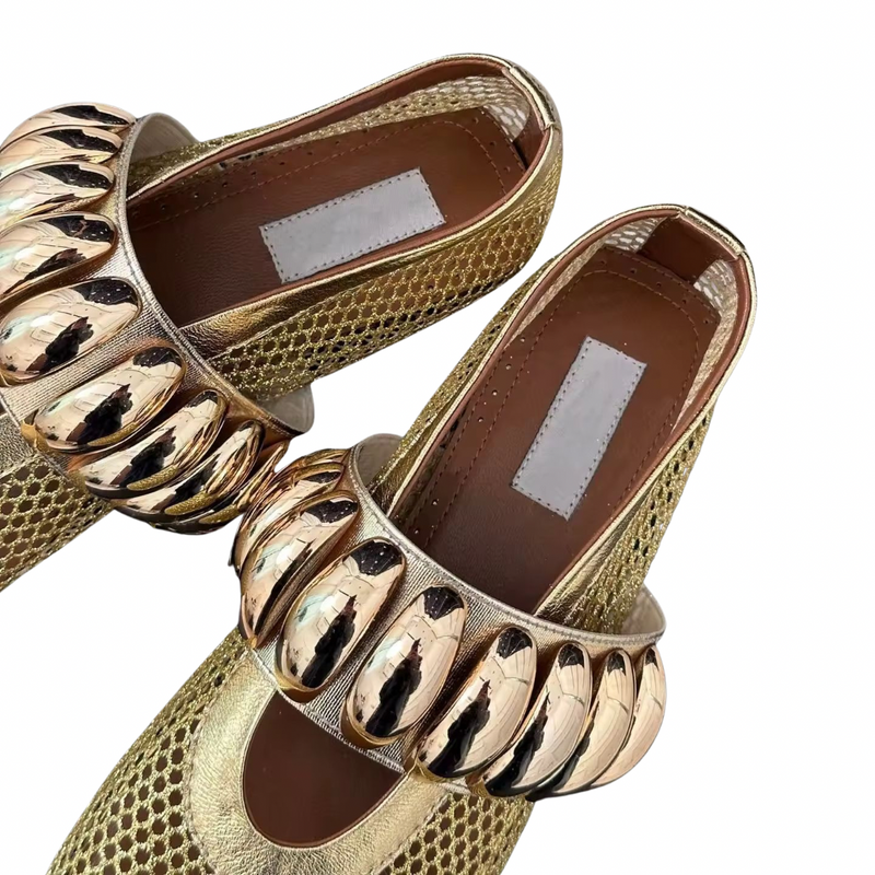 GlimmerFlex Mesh Ballet Flats