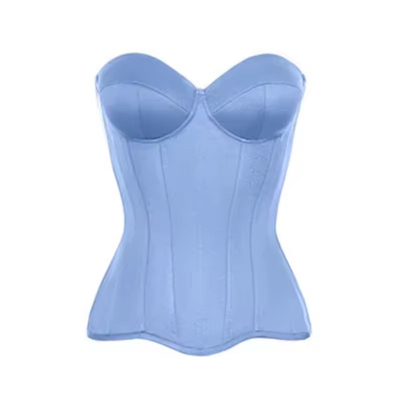 Chérie Shape Corset – sexy sleeveless lace-up women’s summer top, backless design, multiple colors