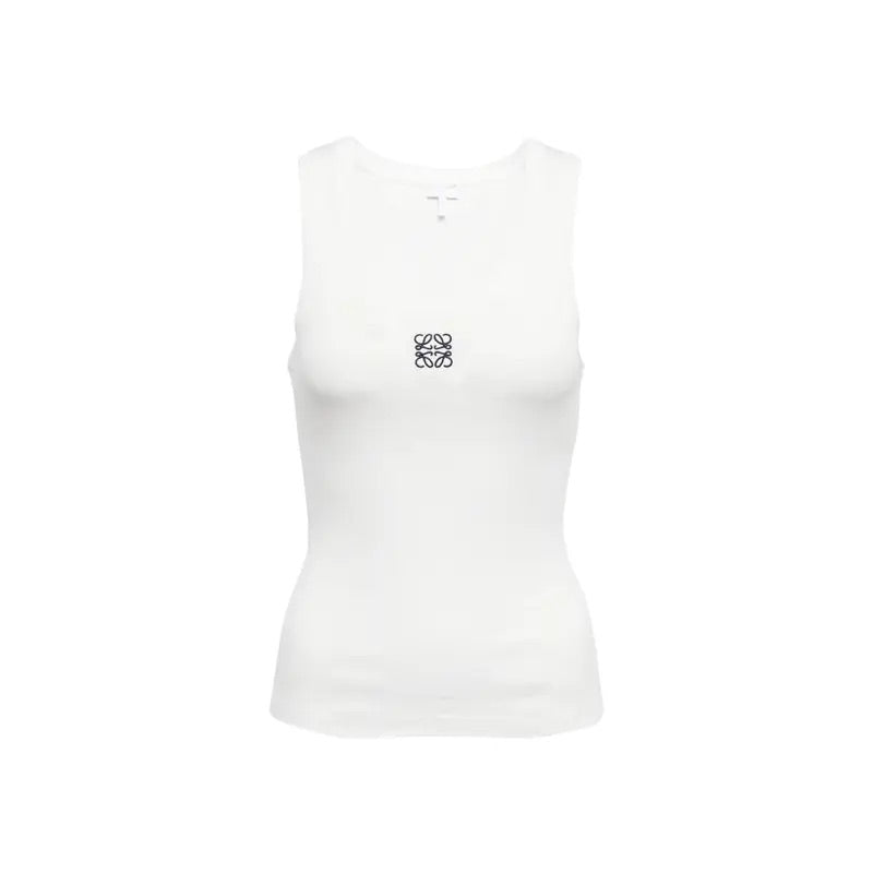 Classic Cotton Sleeveless Top for Women – Soft, breathable, lightweight tank top with round neckline. Available in white, black & gray. Perfect for layering, casual wear & summer outfits. Made in Dubai.