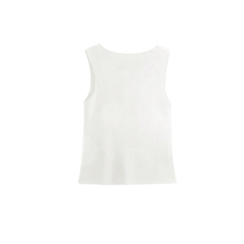 Luxury knitted V-neck top for women – Elegant button-up sweater with a straight-cut silhouette, made from premium cotton blend (80% cotton, 20% polyester). Stylish, breathable, and perfect for casual chic, office wear, and layering. Available in two trendy colors.