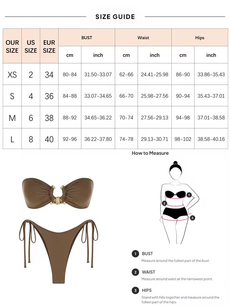 Minimal O-Ring Bikini – Soft, shiny & flattering. Shop now for just €38.90!
