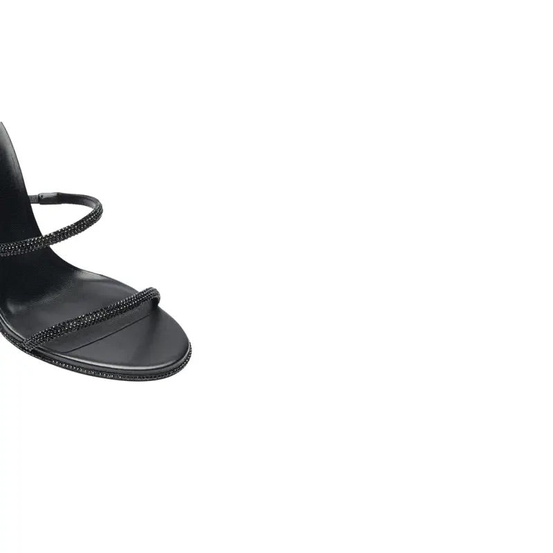 Dazzling Heights Elegant Sandals with Snake Accents for Fashionable Look