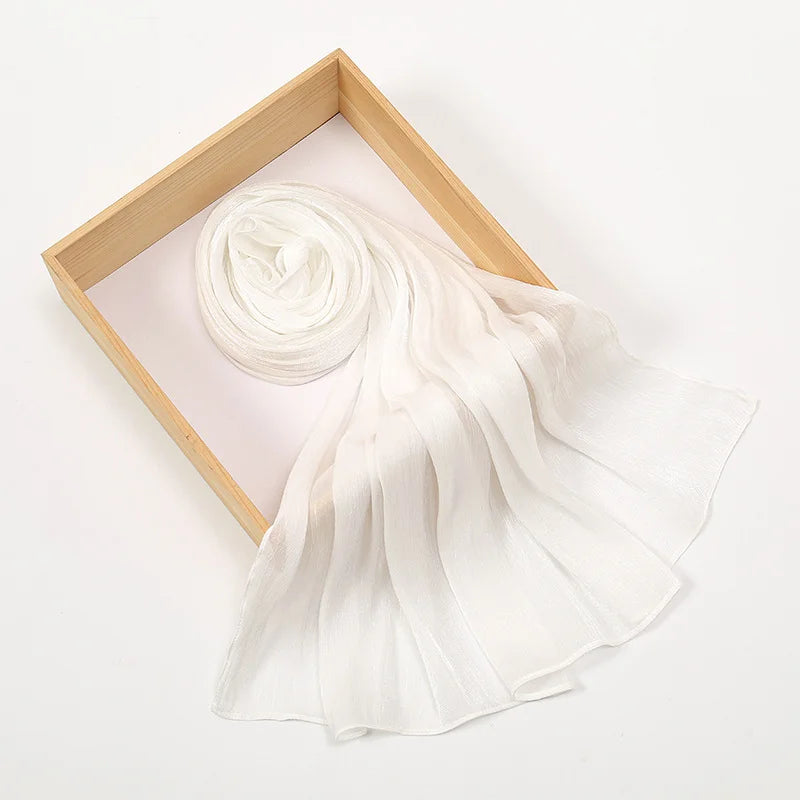 Lightweight breathable hijab scarf for women – premium chiffon