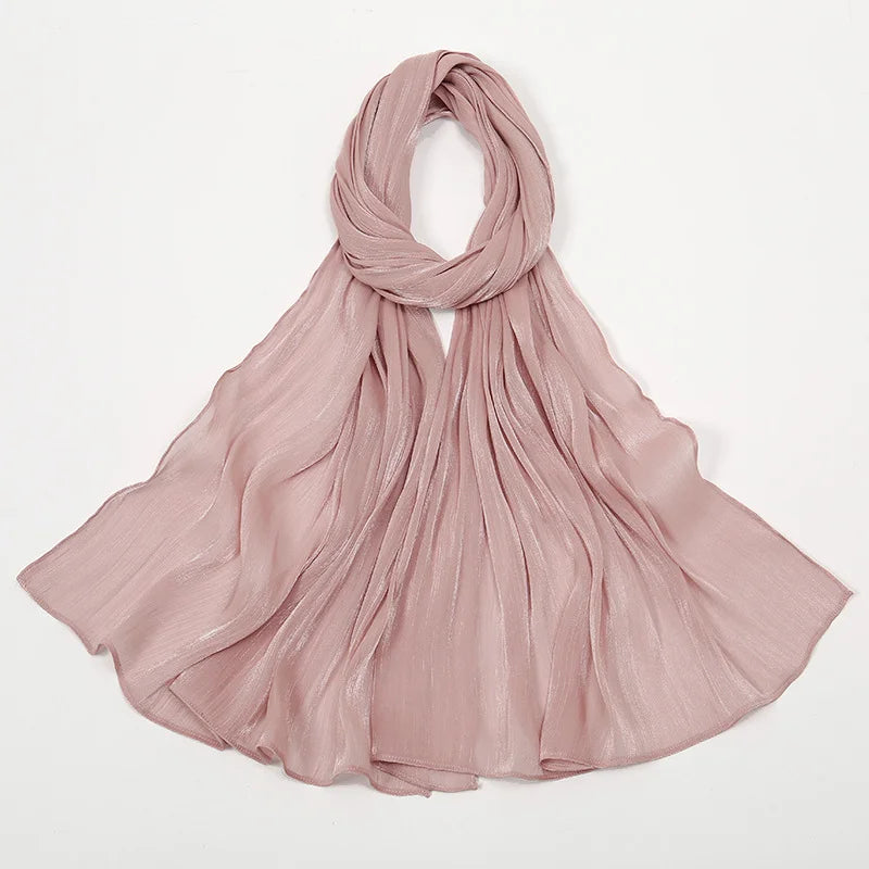 Chiffon hijab on model – airy, elegant and timeless look