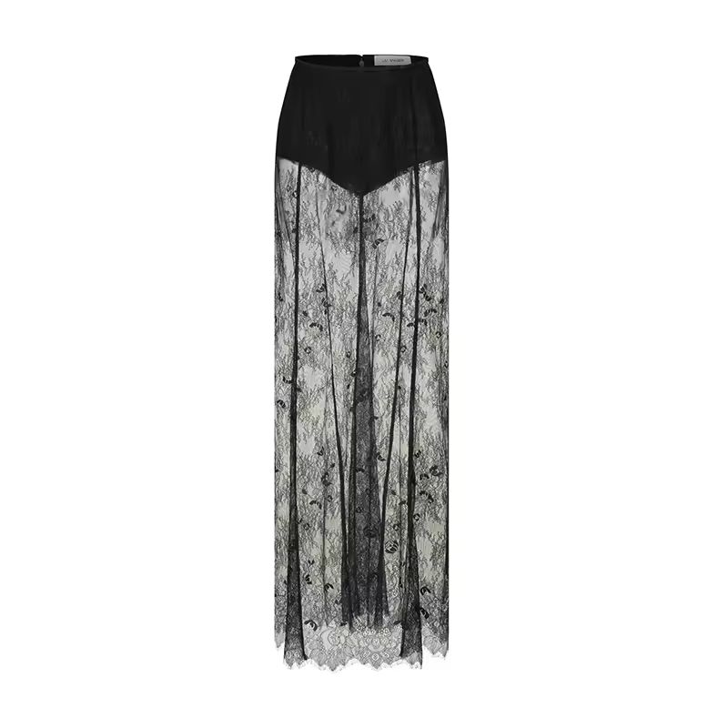 A-line sleeveless dress in white – Elvéra cotton-acetate blend with elastic waist