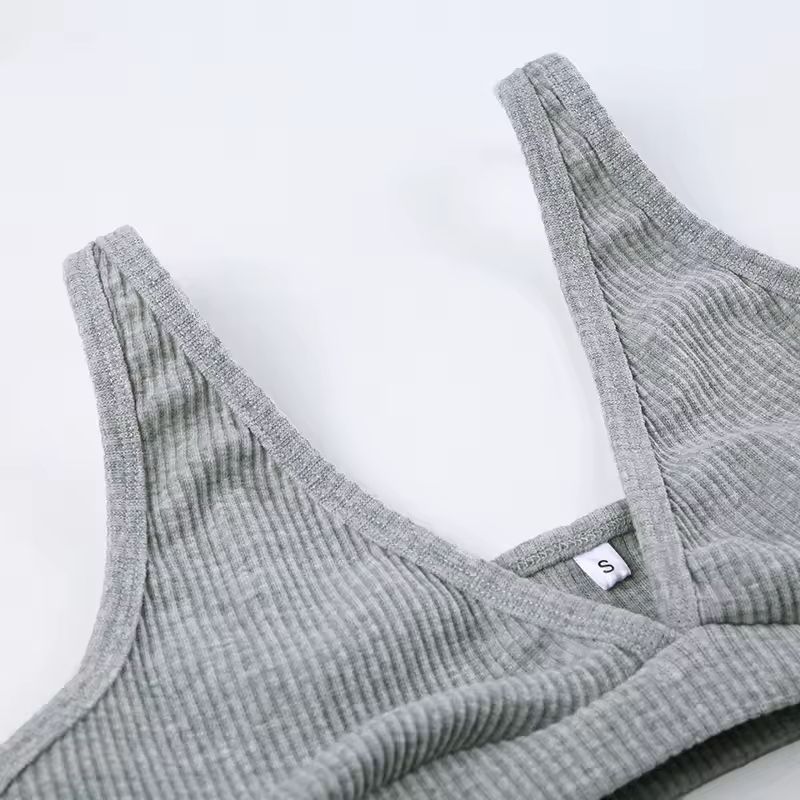 Zen Lounge Set – high-waist ribbed shorts in breathable cotton spandex, comfortable for lounging and workouts.