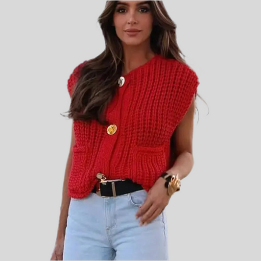 Red Vest                                                       Chic&Charm