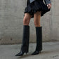 Victoria - High Split Leather Boots