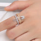 Fashion Pin Connection Three Layers Designer Fashion Ring for Women Valentine'S Day Gift Jewelry R7393