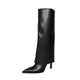 Spring/Autumn Women Shoes Ponited Toe High Heel Pants Boots Knee-High Boots Split Leather Shoes for Women Stiletto Modern Boots