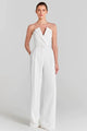 Timeless White Jumpsuit - Hacer      Chic&Charm