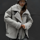 Lena Grey Shearling                            Chic&Charm