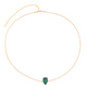 New Shine Green Tennis Necklace Chic&Charm