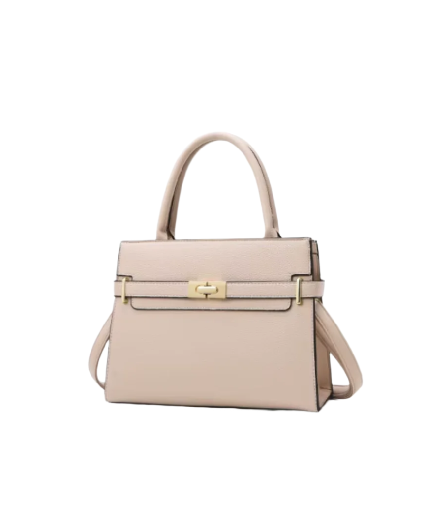 Stylish women's soft leather handbag, elegant small square bucket bag, versatile crossbody and shoulder bag for casual and formal occasions.