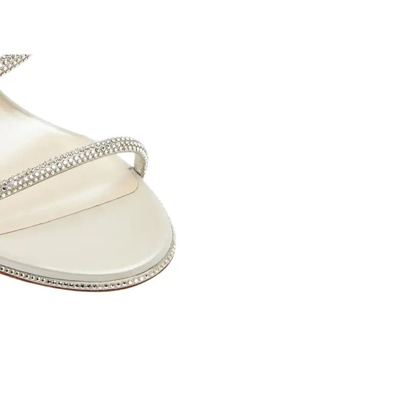 Glamorous Allure Strappy Sandals with Chic Design and High Heel