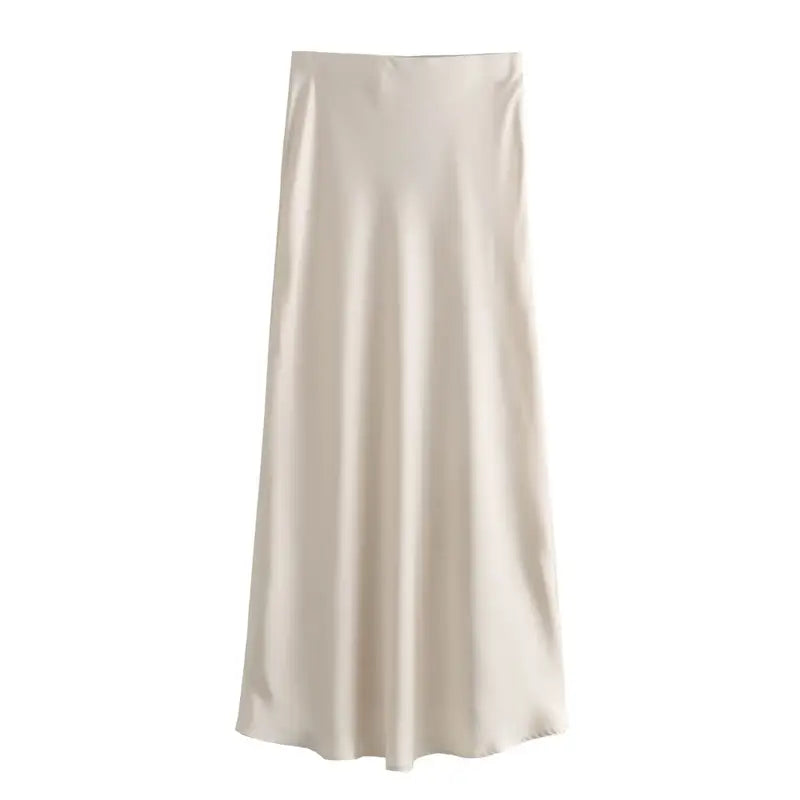 Aura Elegant A-Line Maxi Skirt – Flowing, High-Waist Design for Weddings, Parties & Special Events.