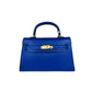 Magic Elegant Fleur de Luxe Handbag in vibrant blue, designed with versatility and style