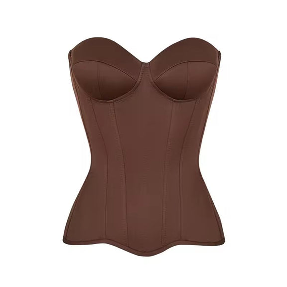 Chérie Shape Corset – versatile summer top for women, lace-up back, multiple trendy colors
