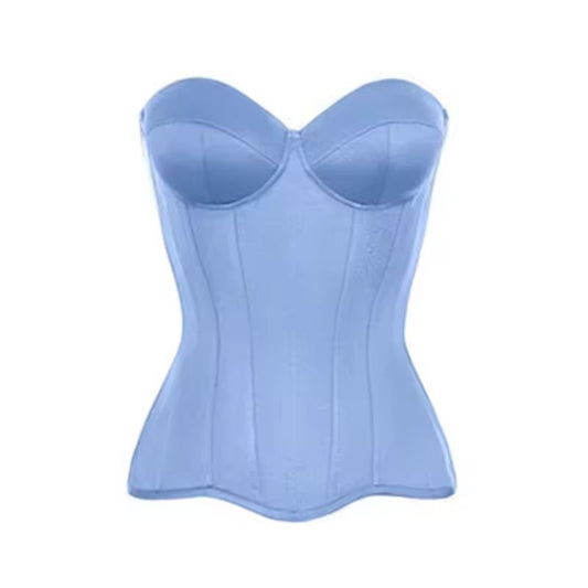 Chérie Shape Corset – sexy sleeveless lace-up women’s summer top, backless design, multiple colors
