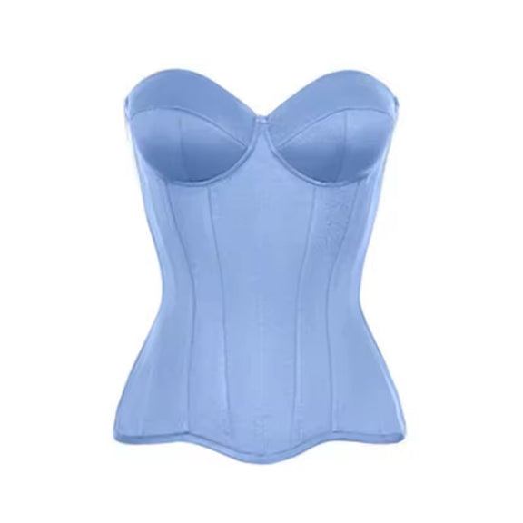 Chérie Shape Corset – sexy sleeveless lace-up women’s summer top, backless design, multiple colors
