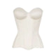 Elegant Chérie Shape Corset – figure-hugging summer bustier for women, lace-up, black, white, pink
