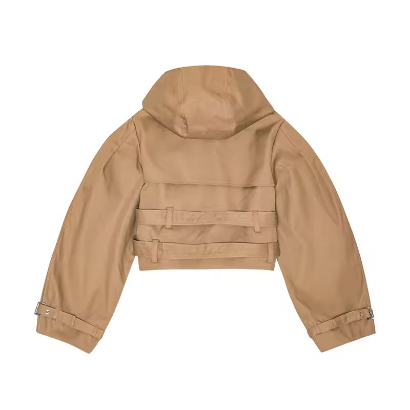 CHIC PARIS trench coat for women – Parisian style polyester long sleeve jacket
