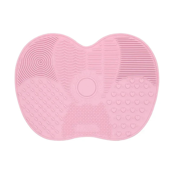 Colorful Silicone Brush Cleaner Scrubber Board for effective cleaning of makeup brushes.