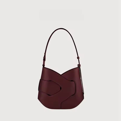 Elegant women’s designer leather bag – Axis shoulder bag for work, city and evening looks