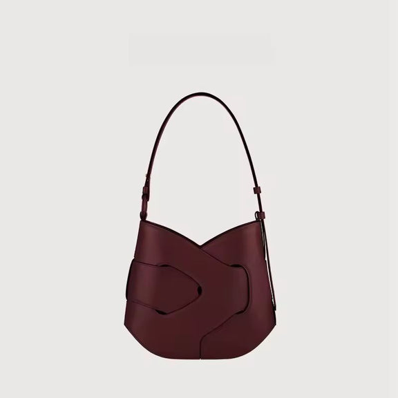 Elegant women’s designer leather bag – Axis shoulder bag for work, city and evening looks