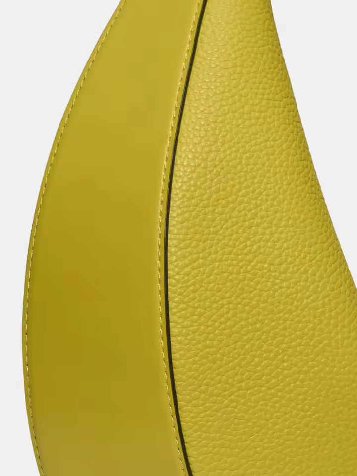 Luxury inspired Eclipse Half Moon Bag – PU leather shoulder bag with detachable pouch
