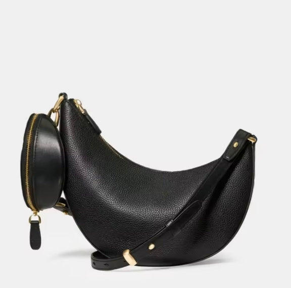 Mini coin purse detail – Chic and Charm Eclipse Half Moon Bag set