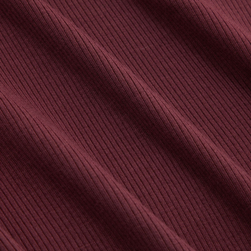 Sleeveless women’s midi dress in black or burgundy with high neck, fitted waist and flared skirt made of stretch fabric – elegant dress for office, everyday wear and special occasion