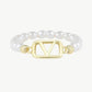 Lightweight pearl ring with 14 Karat gold plating for women, perfect for special occasions.