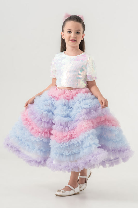 Chic and Charm Luna Sparkle dress set – perfect for birthdays and weddings
