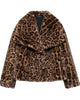 LYONA LEOPARD faux fur jacket for women – luxury warm leopard print winter coat
