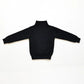 Turtleneck Sweater for Kids in Brown, Beige, and Black – Long Sleeves, High Collar, Unisex Design