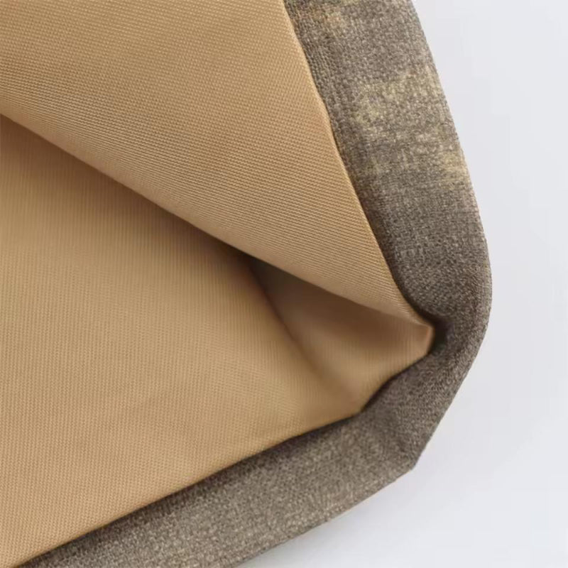 Mara Oversized Blazer Beige Grey – women’s trendy oversized blazer side view, casual chic style for office and everyday wear
