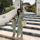 Backless beach dress for women in crochet look

