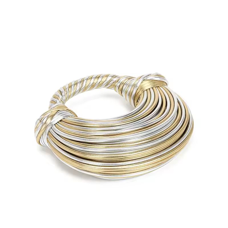 Small crossbody handbag for women – handcrafted gold and silver clutch MOONDROP