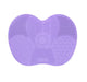 Colorful Silicone Brush Cleaner Scrubber Board for effective cleaning of makeup brushes.