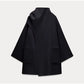 Stylish women's wool blend coat with full sleeves and classic design