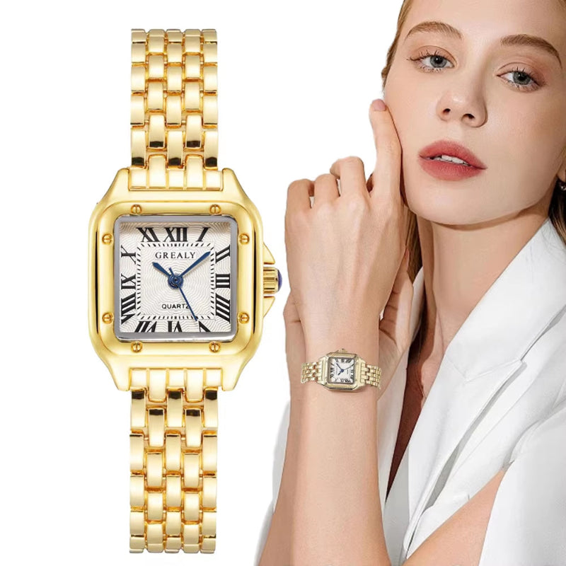 Premium Women's Fashion Quartz Watch in stainless steel with a stylish 31mm dial and elegant design