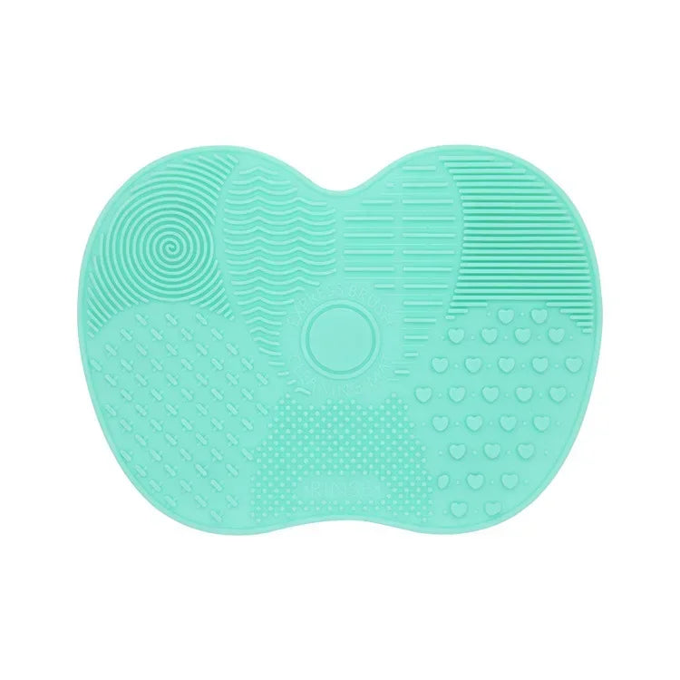 Colorful Silicone Brush Cleaner Scrubber Board for effective cleaning of makeup brushes.